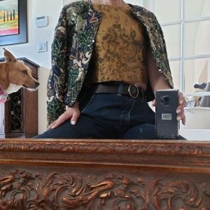 Alice & Olivia Beaded Jacket size SP